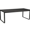 Fermob Bellevie table, 196 x 90 cm, liquorice