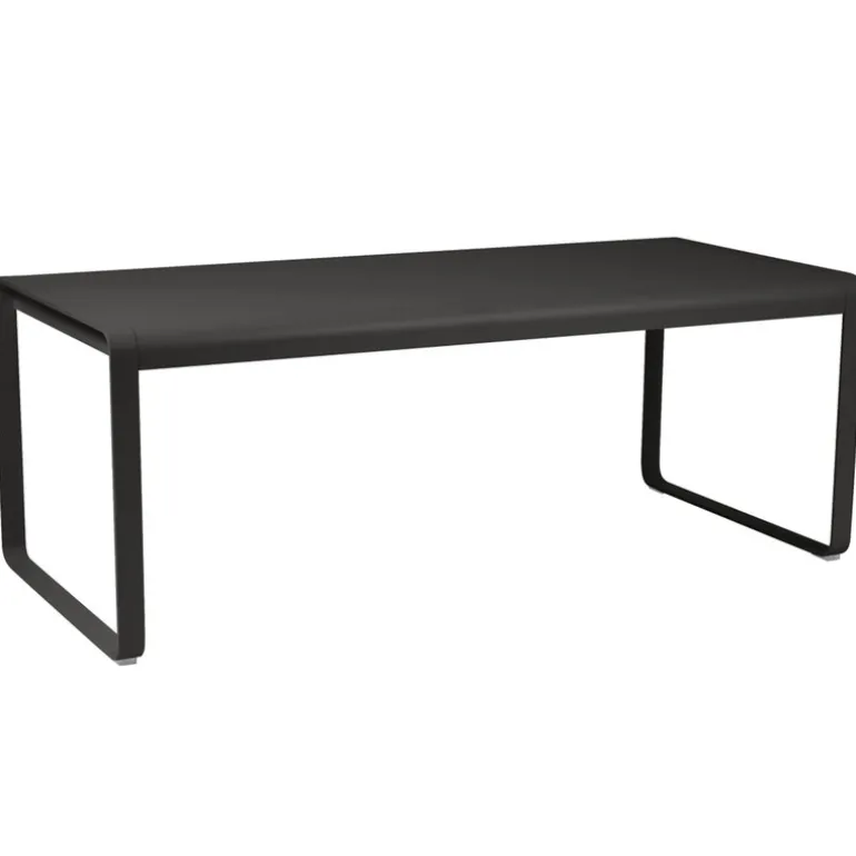 Fermob Bellevie table, 196 x 90 cm, liquorice