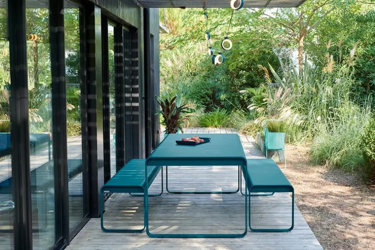 Fermob Bellevie table, 196 x 90 cm, liquorice