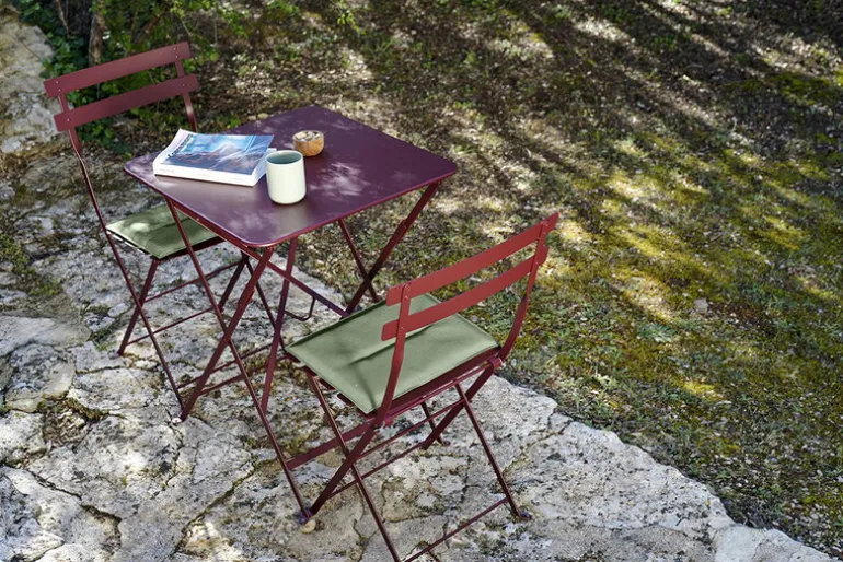 Fermob Bistro Metal chair, black cherry