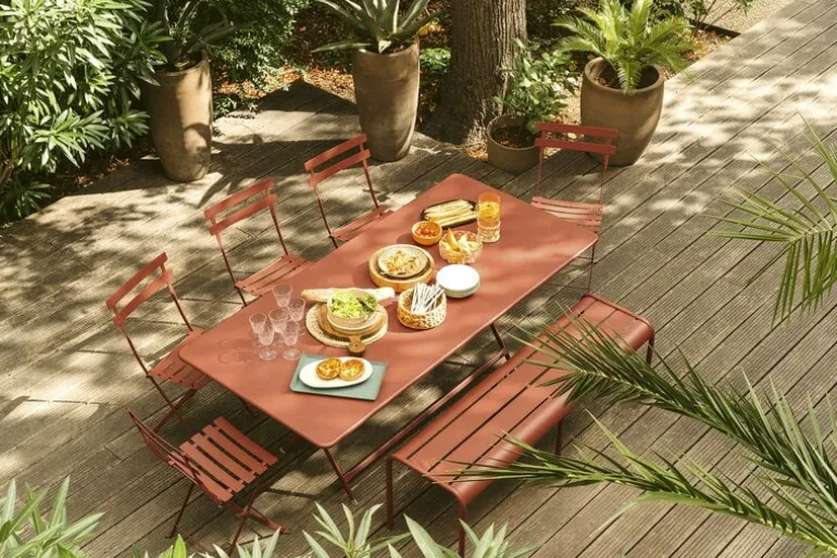 Fermob Bistro Metal chair, red ochra