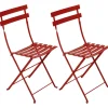 Fermob Bistro Metal chair, 2 pcs, chili