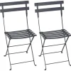 Fermob Bistro metal chair, 2 pcs, anthracite