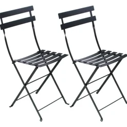 Fermob Bistro Metal chair, 2 pcs, liquorice