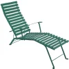 Fermob Bistro Metal chaise longue, cedar green