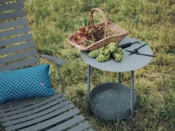 Fermob Bistro Metal chaise longue, cedar green