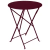 Fermob Bistro table, 60 cm, black cherry
