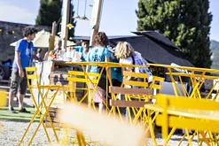 Fermob Bistro table, 77 x 57 cm, honey