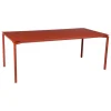 Fermob Calvi table 195 x 95 cm, red ochre