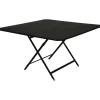 Fermob Caractere table, 128 x 128 cm, liquorice