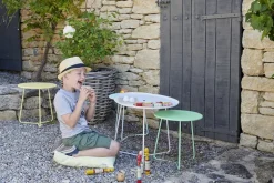 Fermob Cocotte low table, acapulco blue