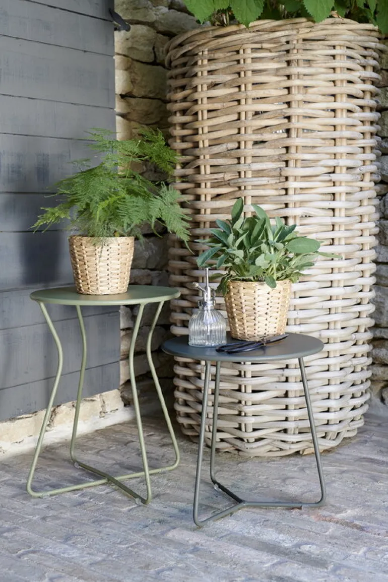 Fermob Cocotte side table, storm grey