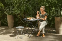 Fermob Cocotte stool, liquorice