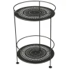 Fermob Guinguette table, liquorice