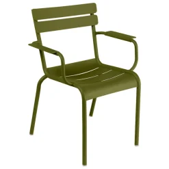 Fermob Luxembourg armchair, pesto
