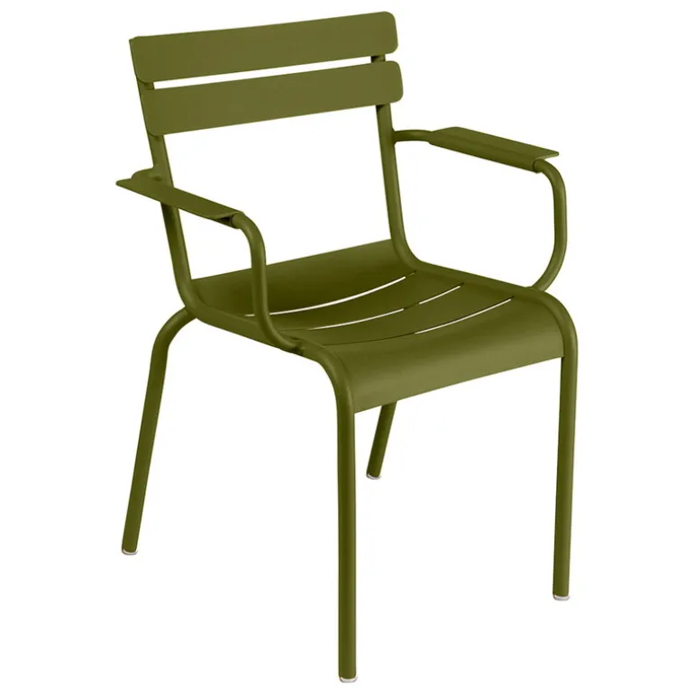 Fermob Luxembourg armchair, pesto