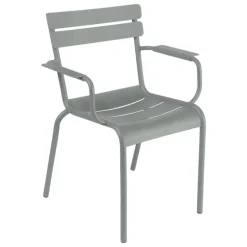 Fermob Luxembourg armchair, lapilli grey