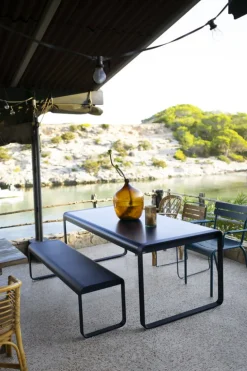 Fermob Luxembourg armchair, liquorice