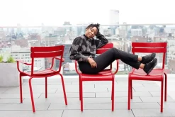 Fermob Luxembourg chair, lapilli grey