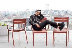 Fermob Luxembourg chair, red ochre