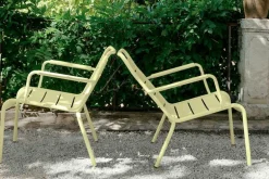 Fermob Luxembourg low armchair, rosemary