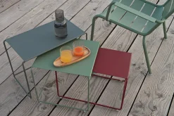 Fermob Luxembourg low armchair, cedar green