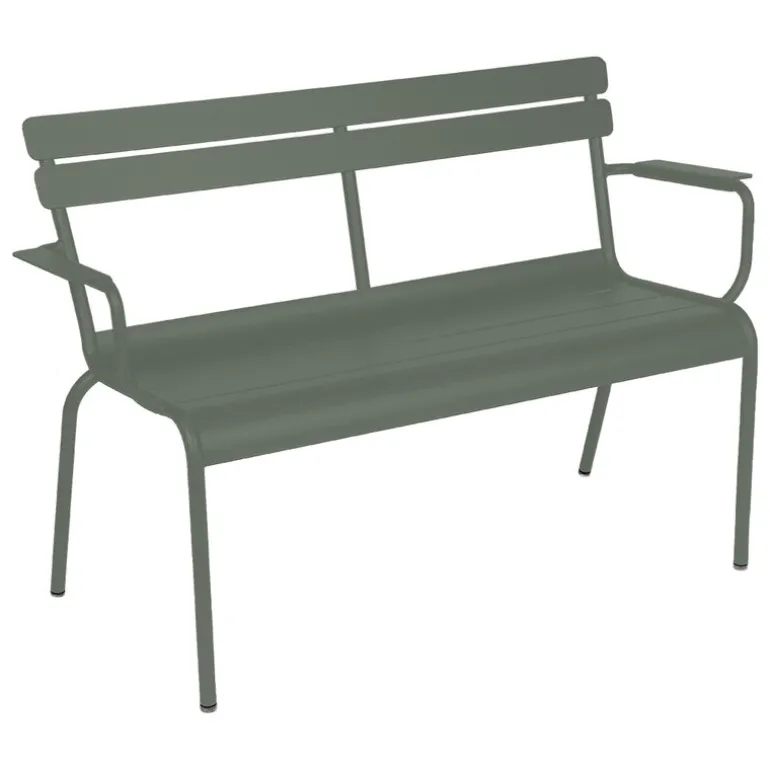 Fermob Luxembourg 2-seater bench, rosemary
