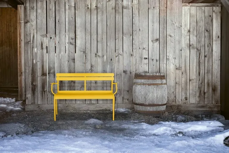 Fermob Luxembourg 2-seater bench, rosemary