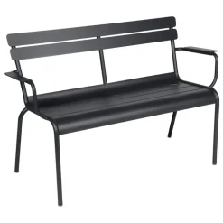 Fermob Luxembourg 2-seater bench, anthracite