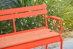 Fermob Luxembourg 2-seater bench, liquorice
