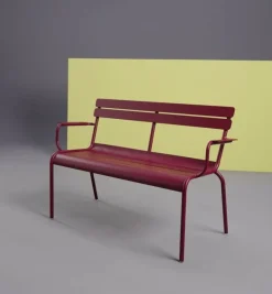 Fermob Luxembourg 2-seater bench, cedar green