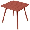 Fermob Luxembourg table, 80 x 80 cm, red ochre