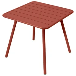 Fermob Luxembourg table, 80 x 80 cm, red ochre