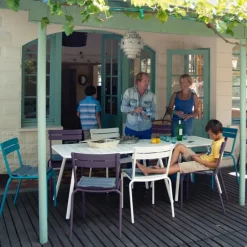 Fermob Luxembourg table, 165 x 100 cm, liquorice