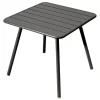 Fermob Luxembourg table, 80 x 80 cm, liquorice