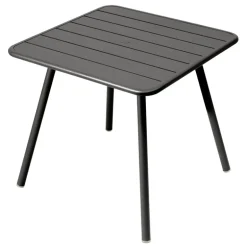 Fermob Luxembourg table, 80 x 80 cm, liquorice