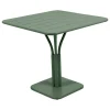 Fermob Luxembourg table, 80 x 80 cm, with pedestal, cactus