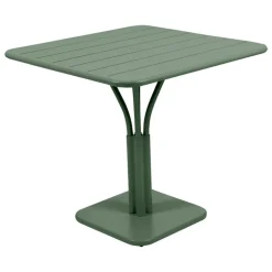 Fermob Luxembourg table, 80 x 80 cm, with pedestal, cactus