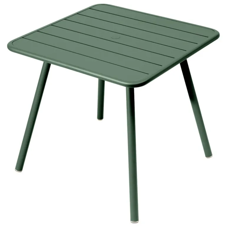 Fermob Luxembourg table, 80 x 80 cm, cedar green