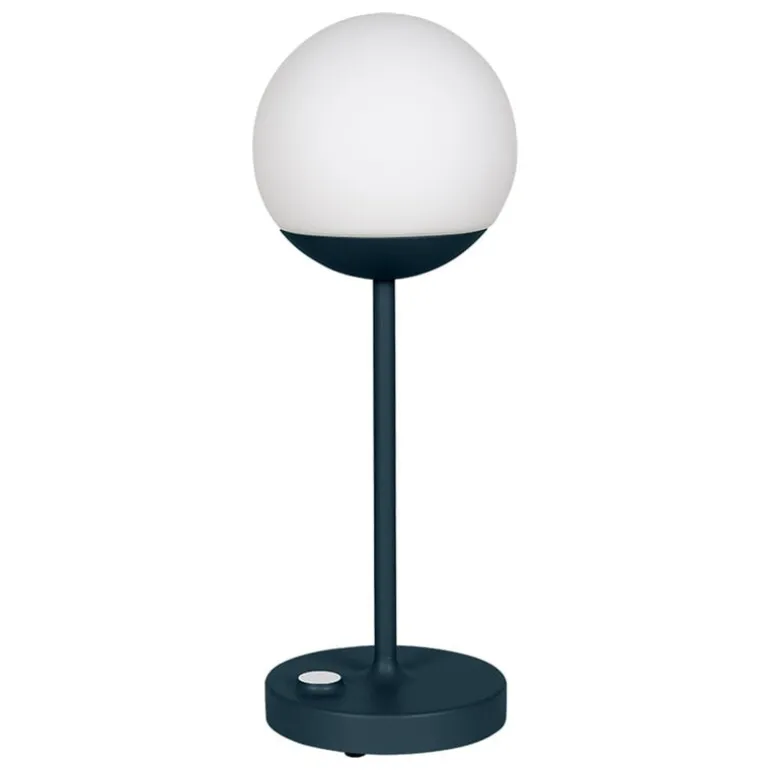 Fermob Mooon! Max table lamp, 41 cm, acapulco blue