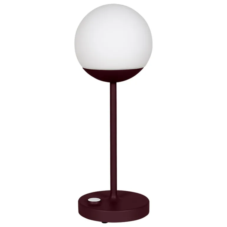 Fermob Mooon! Max table lamp, 41 cm, black cherry
