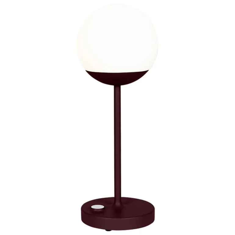 Fermob Mooon! Max table lamp, 41 cm, black cherry