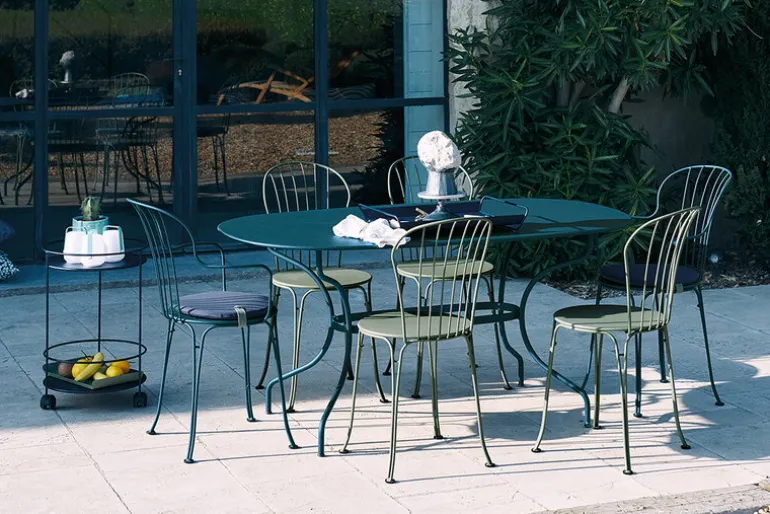 Fermob Opéra+ armchair, cotton white