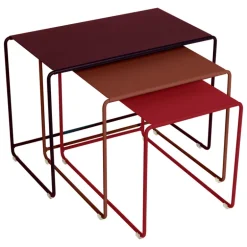 Fermob Oulala nesting table, set of 3, floral getaway