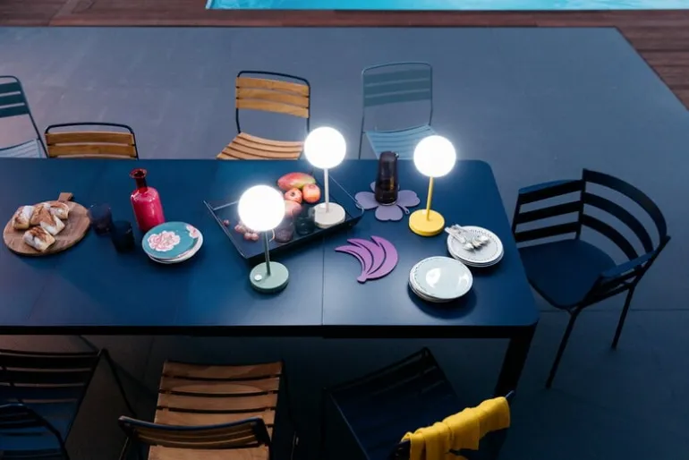 Fermob Ribambelle extension table, XL, acapulco blue