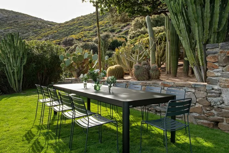 Fermob Ribambelle extension table, XL, acapulco blue