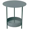 Fermob Salsa pedestal table, storm grey