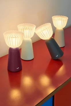 Fermob Swiing portable table lamp, 20 cm, ice mint