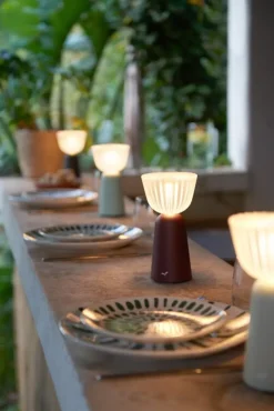 Fermob Swiing portable table lamp, 20 cm, ice mint