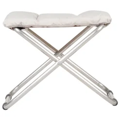 Fiam Chico Soft Outdoor footstool, aluminium - beige